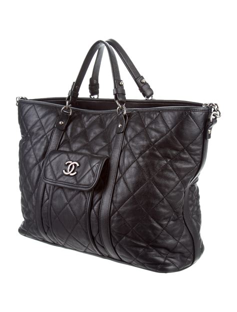 chanel bag parts|large zipped shopping bag Chanel.